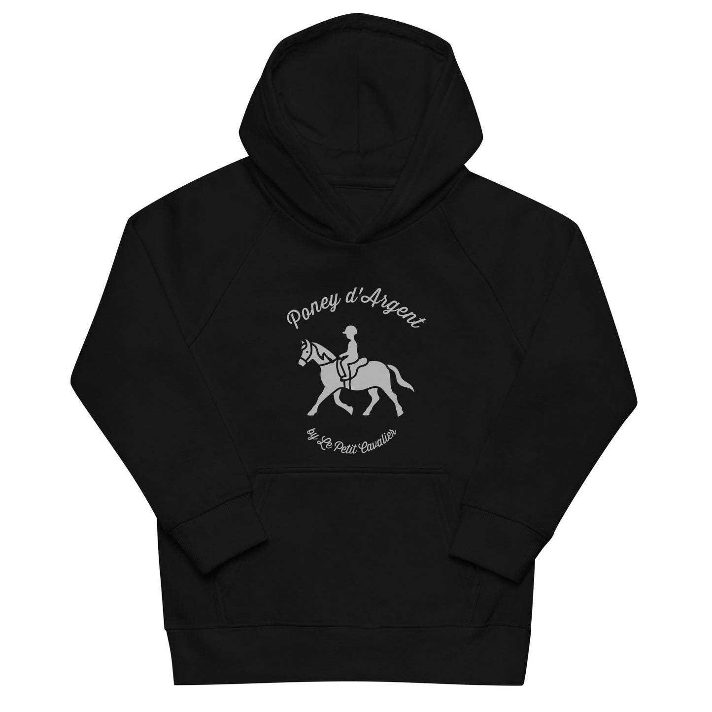 Sweat à capuche coton bio - Poney d'Argent