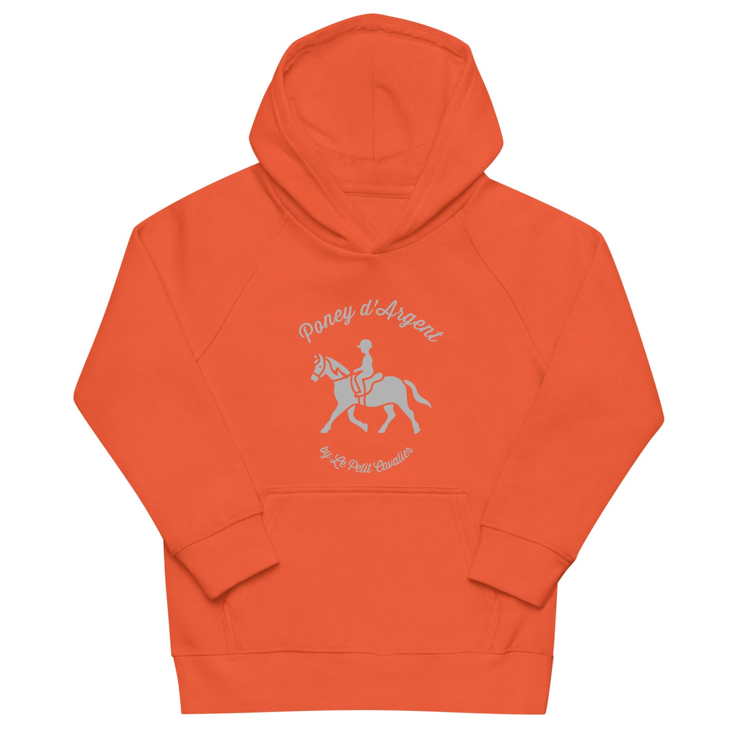 Sweat à capuche coton bio - Poney d'Argent