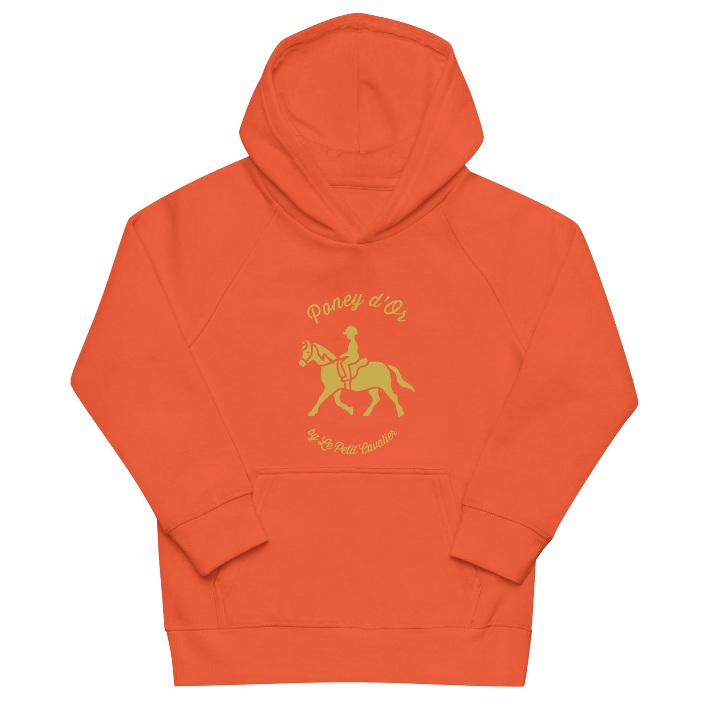 Sweat à capuche coton bio - Poney d'Or