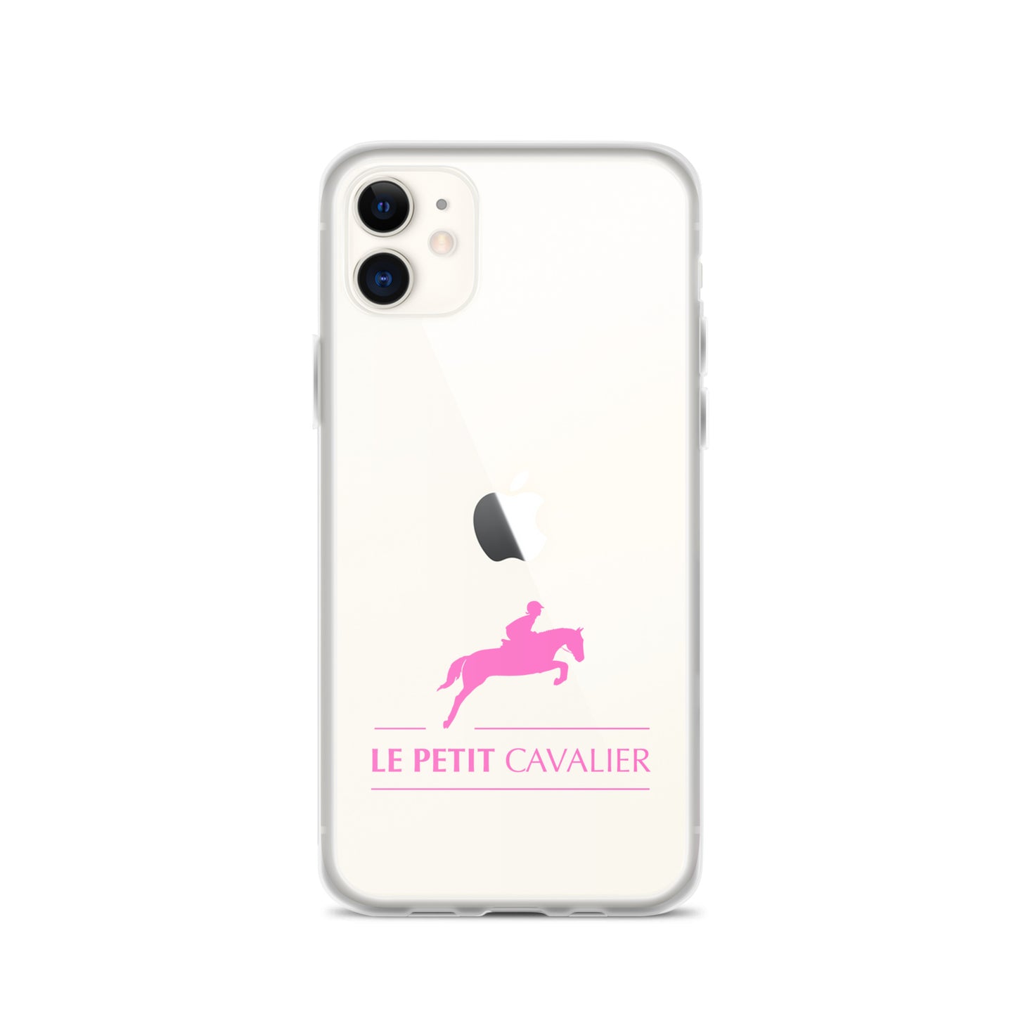 Coque/Protection iPhone - Logo cheval rose