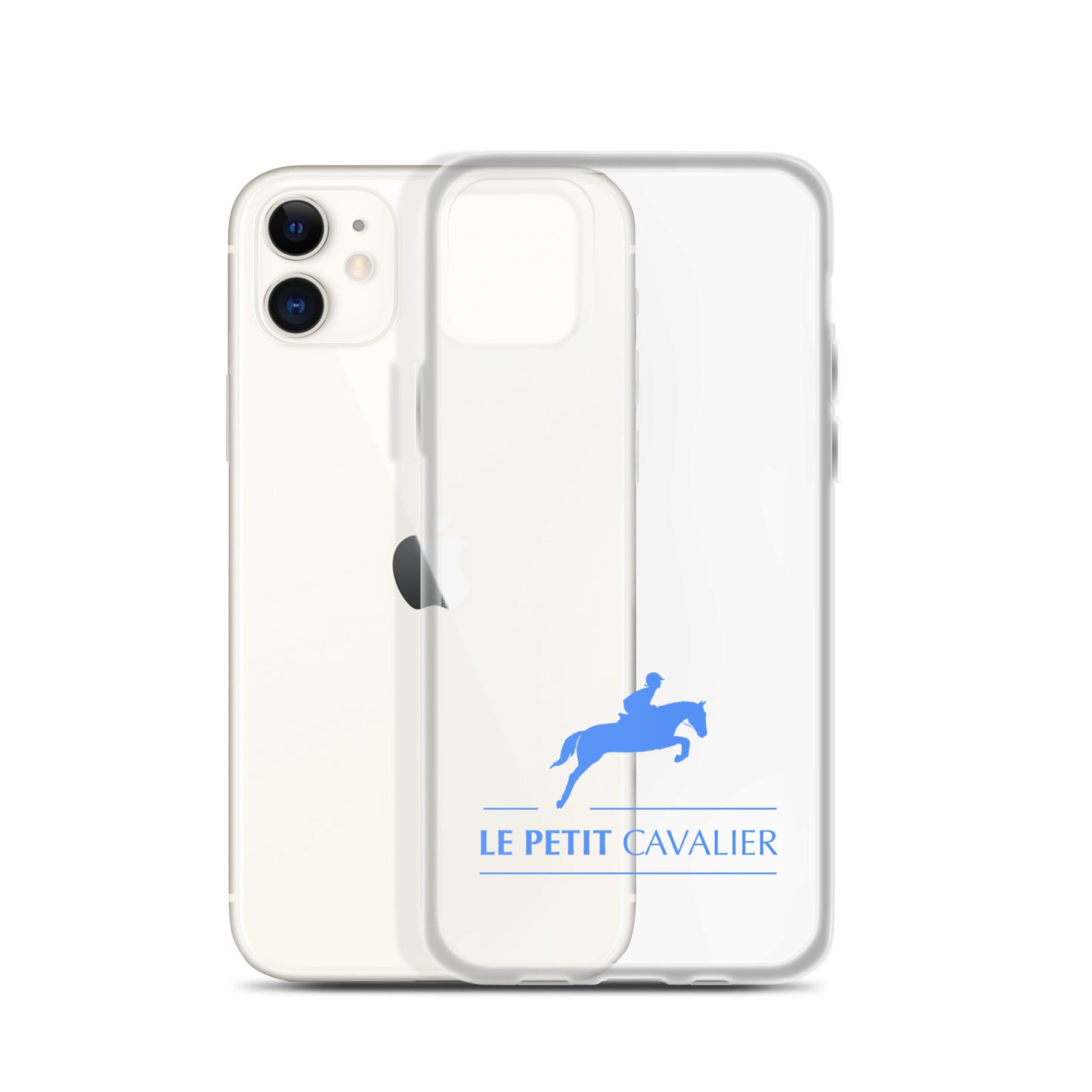 Coque/Protection Iphone - Logo cheval bleu