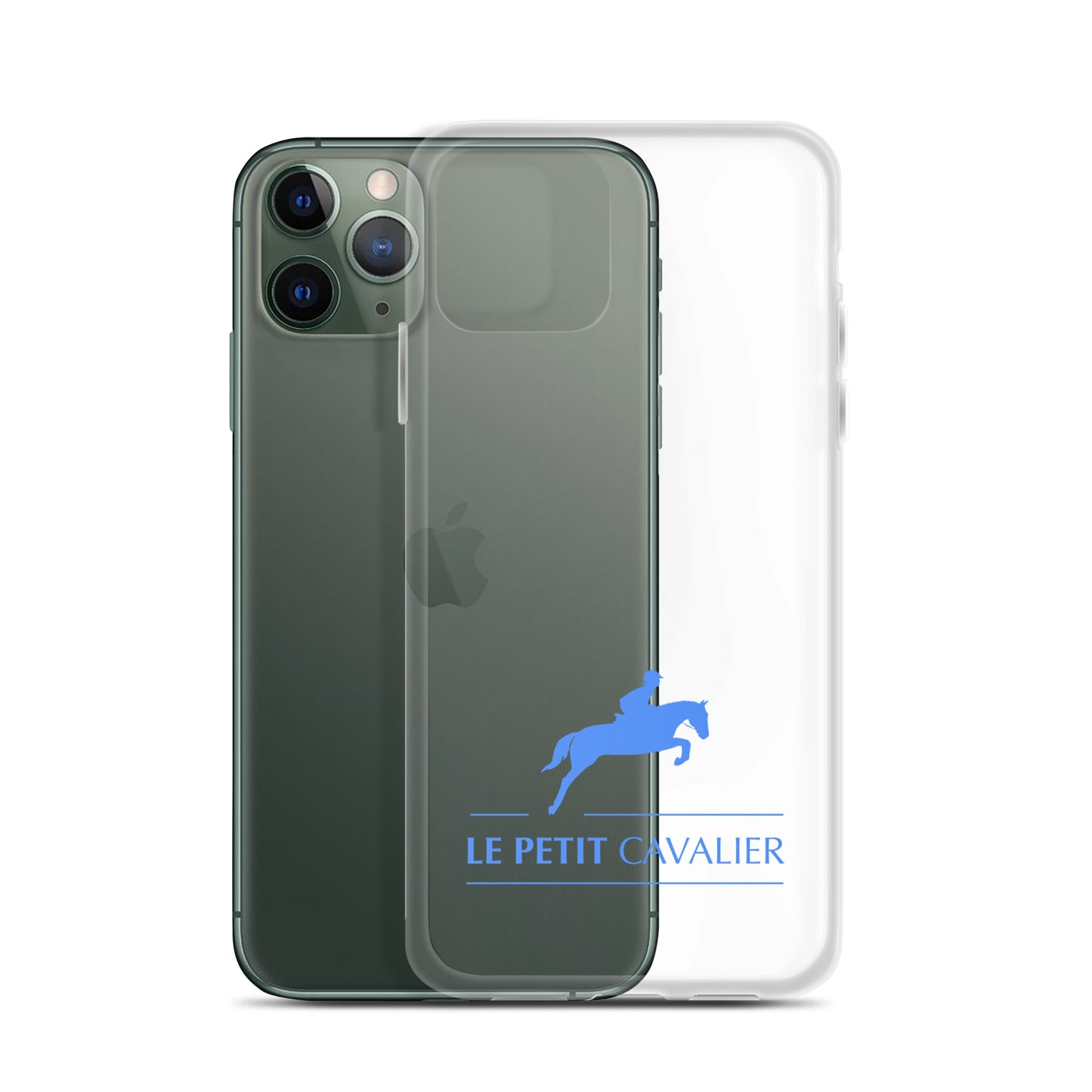 Coque/Protection Iphone - Logo cheval bleu