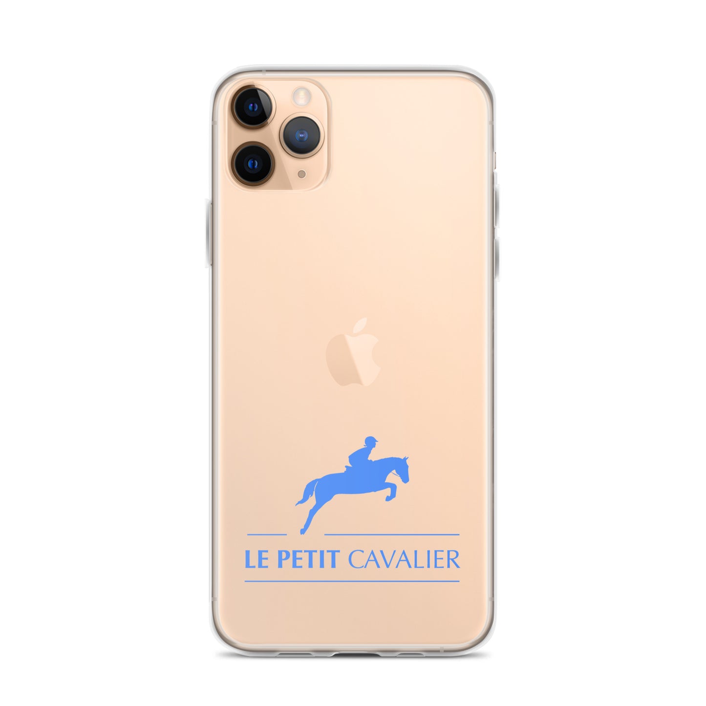 Coque/Protection Iphone - Logo cheval bleu