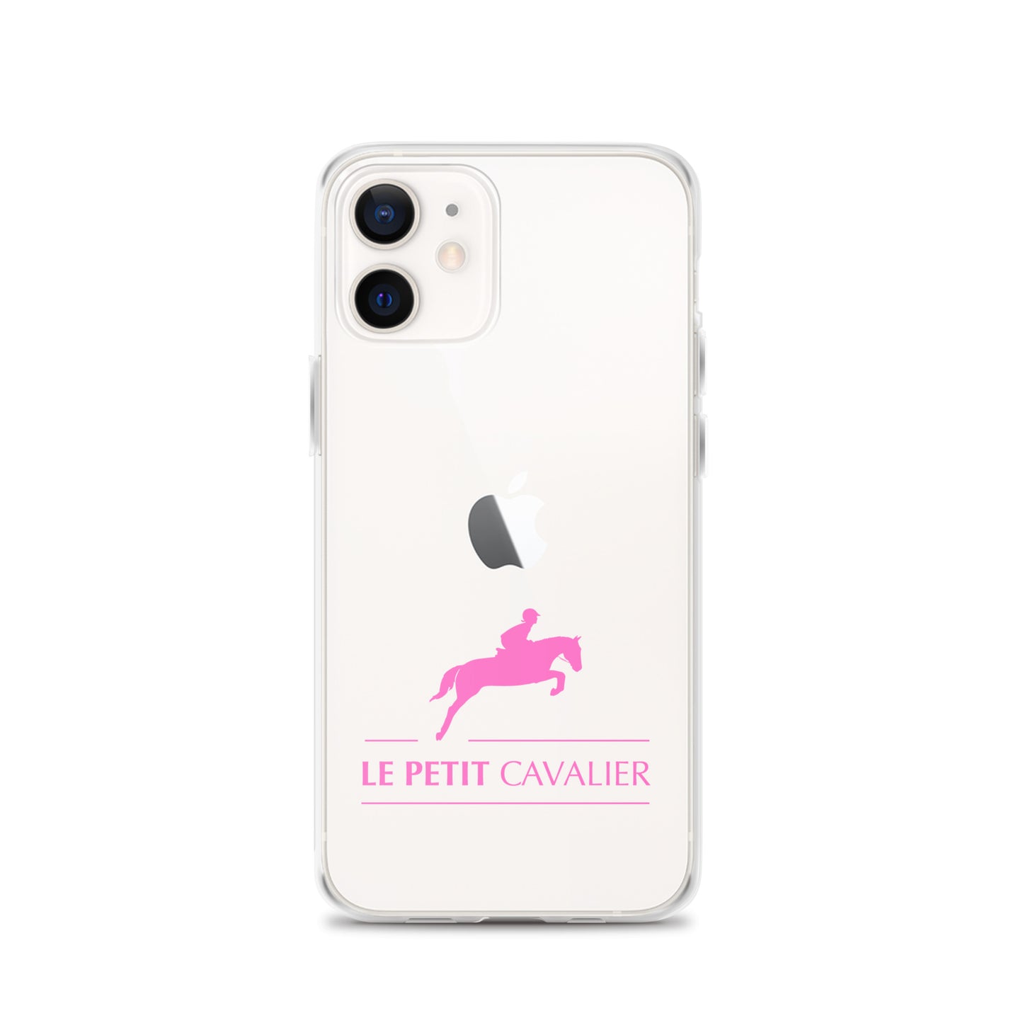 Coque/Protection iPhone - Logo cheval rose