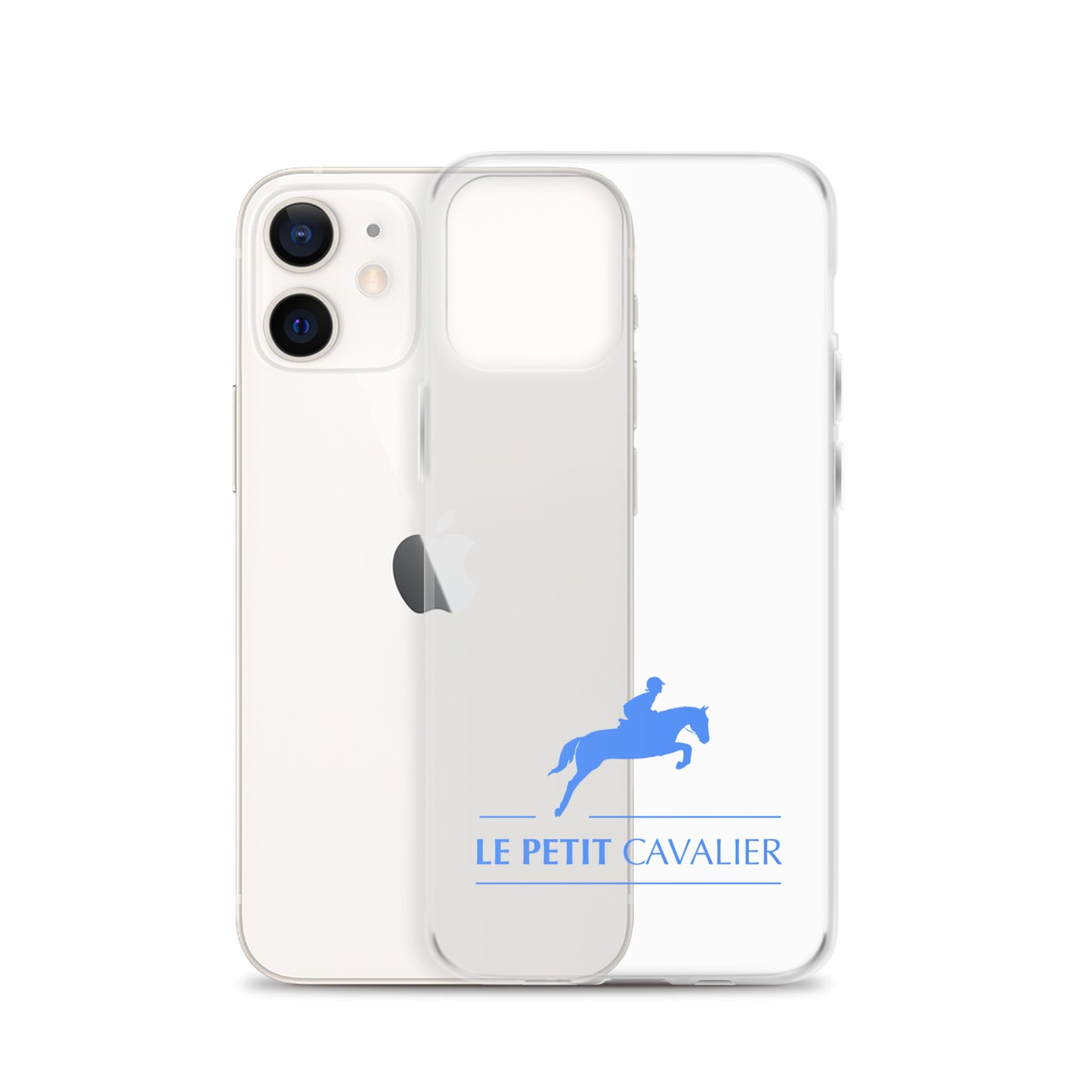Coque/Protection Iphone - Logo cheval bleu