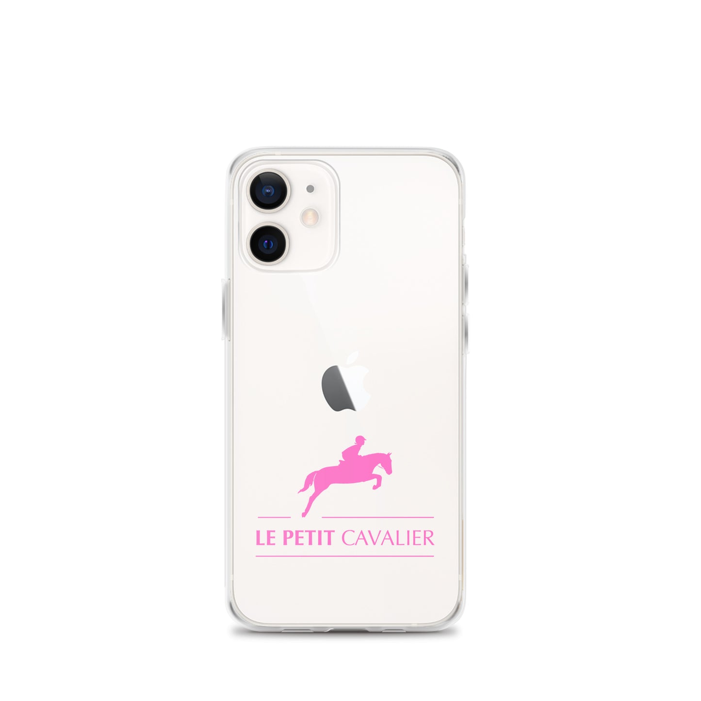 Coque/Protection iPhone - Logo cheval rose