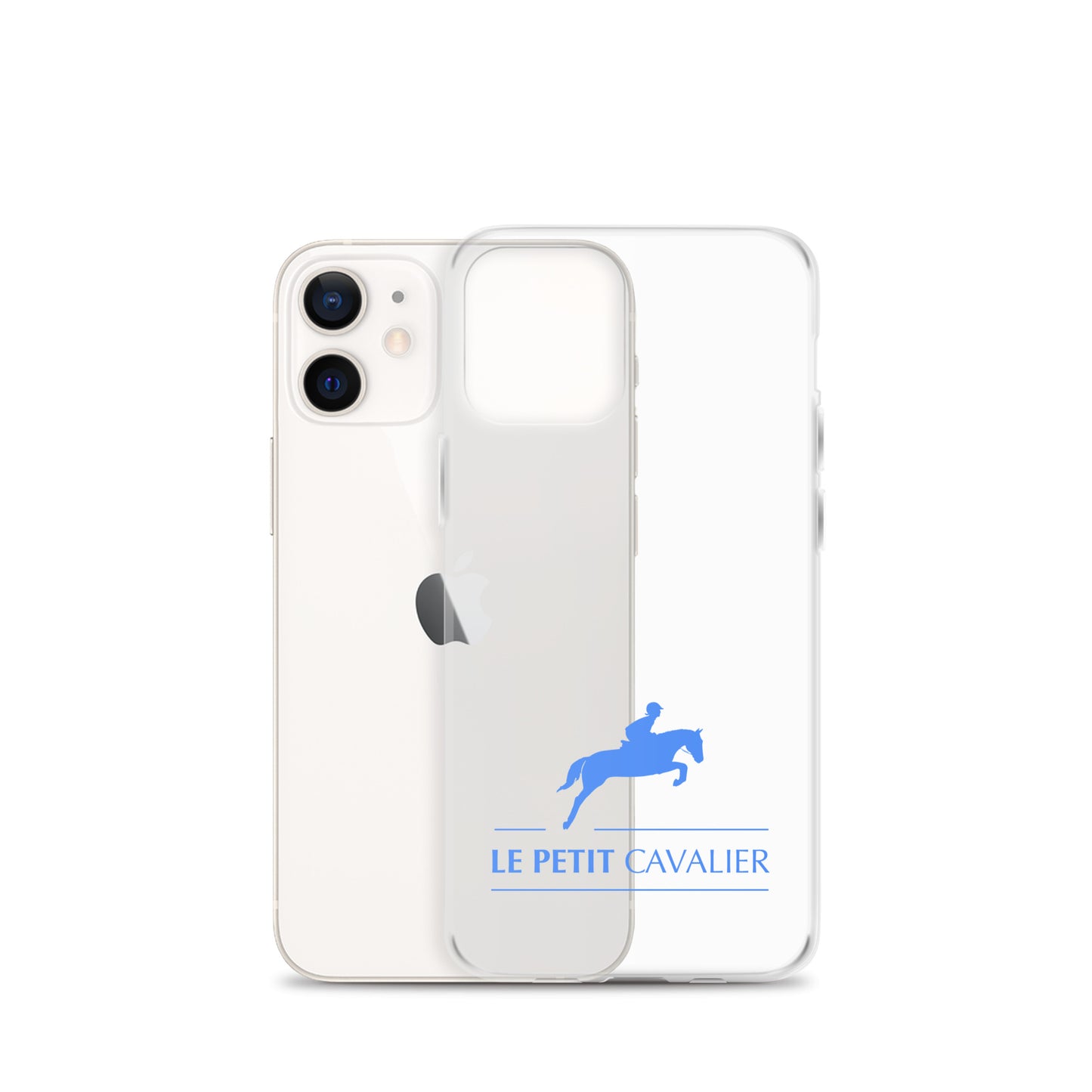Coque/Protection Iphone - Logo cheval bleu