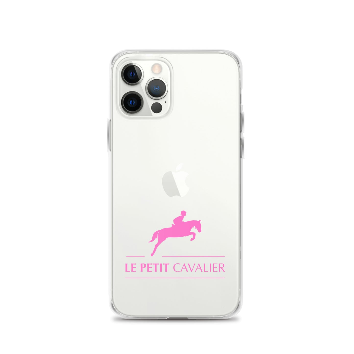 Coque/Protection iPhone - Logo cheval rose