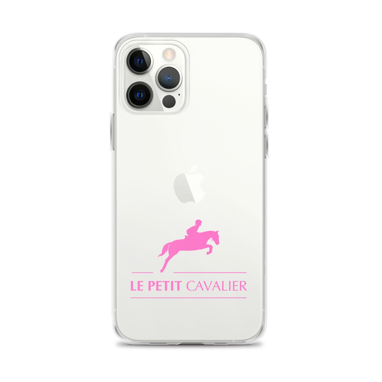 Coque/Protection iPhone - Logo cheval rose
