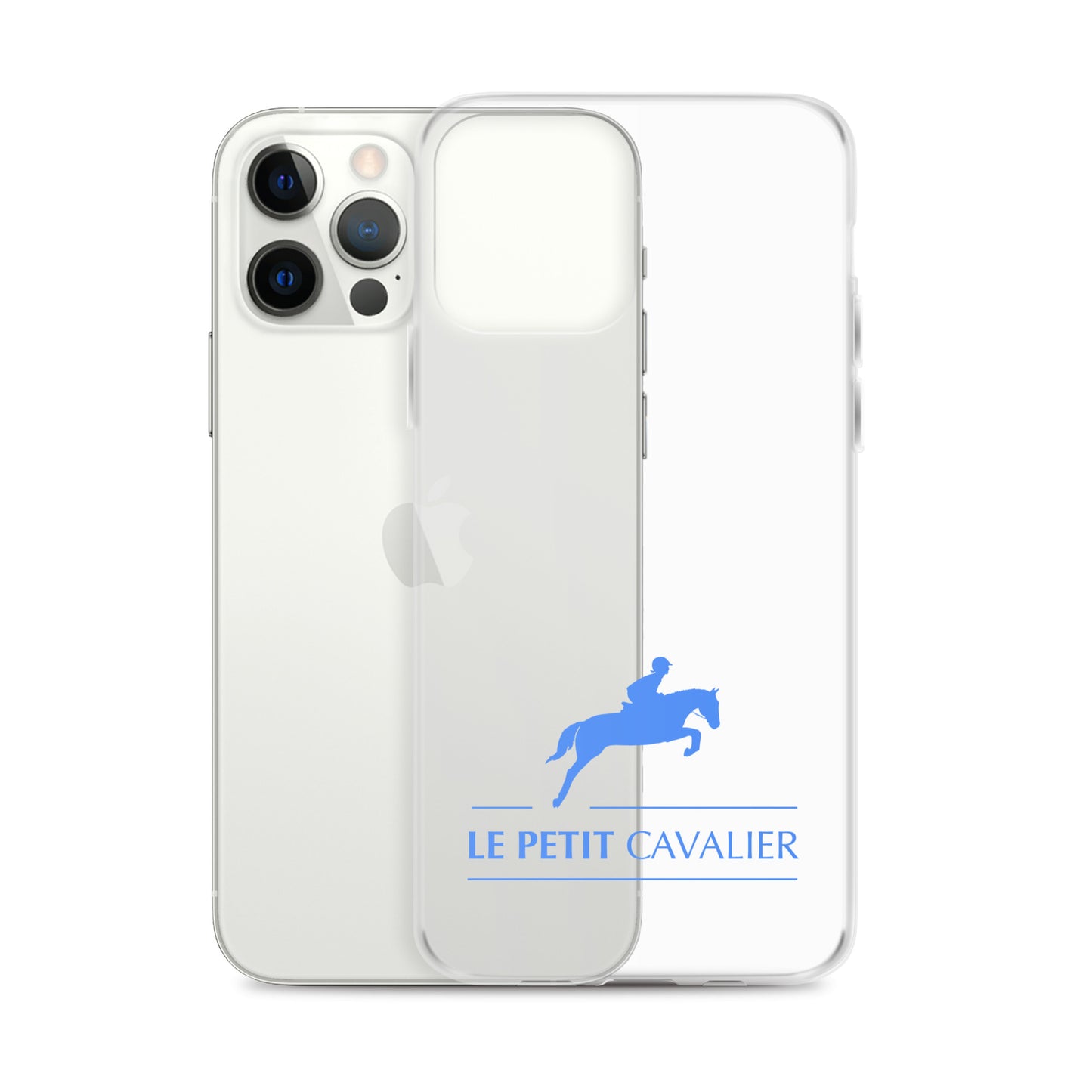 Coque/Protection Iphone - Logo cheval bleu