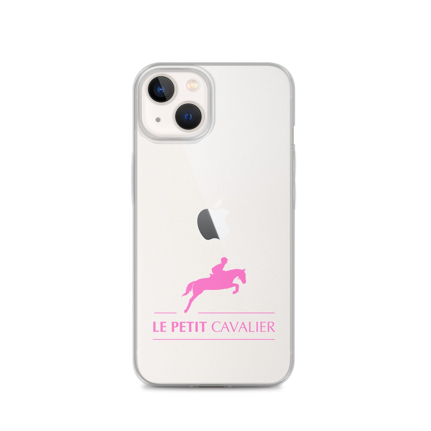 Coque/Protection iPhone - Logo cheval rose