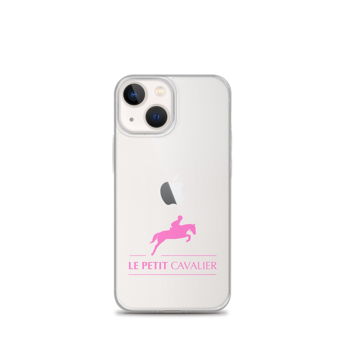 Coque/Protection iPhone - Logo cheval rose