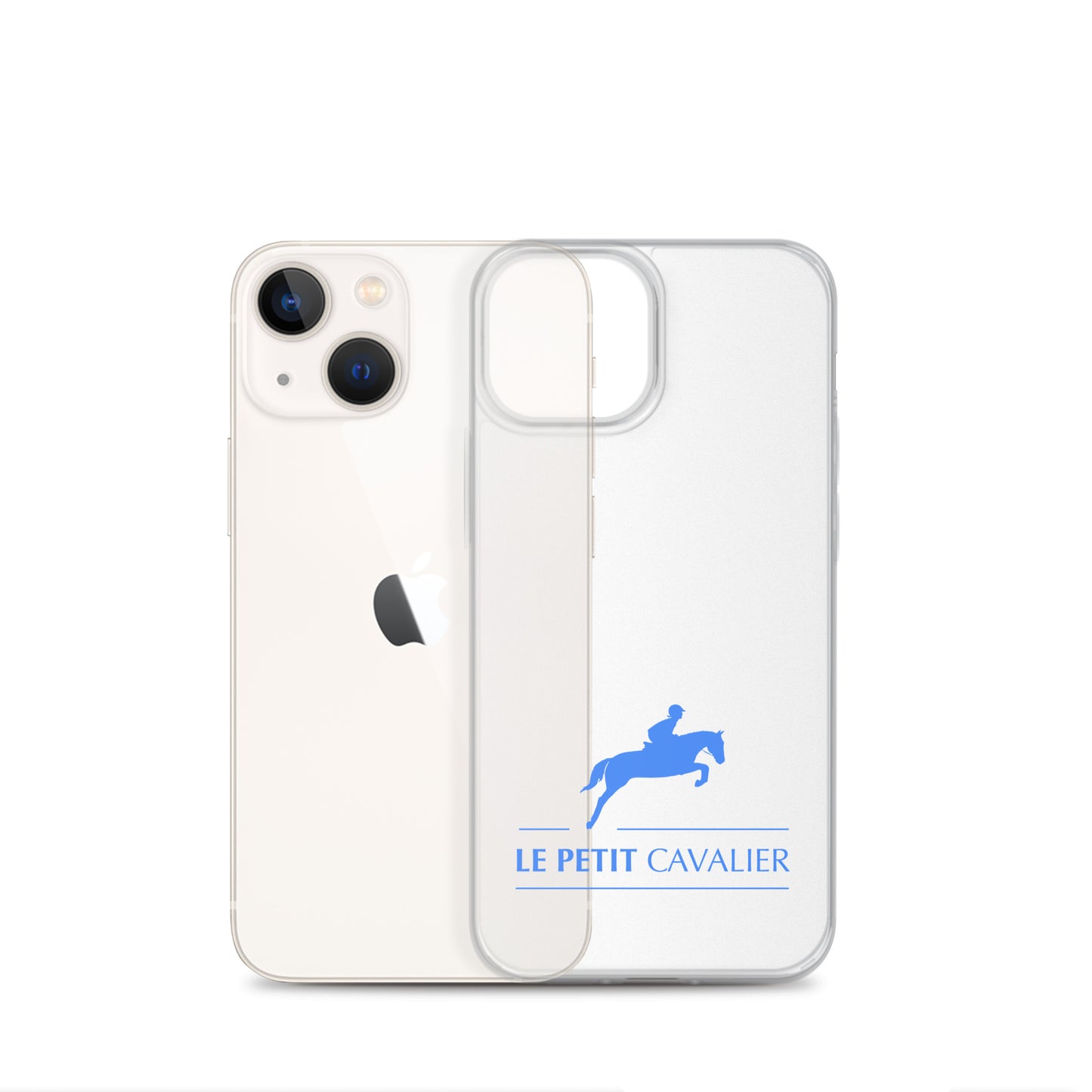 Coque/Protection Iphone - Logo cheval bleu