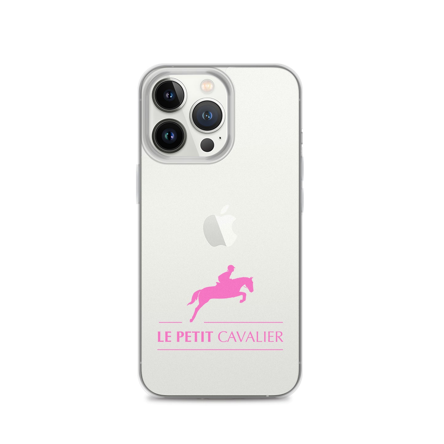 Coque/Protection iPhone - Logo cheval rose