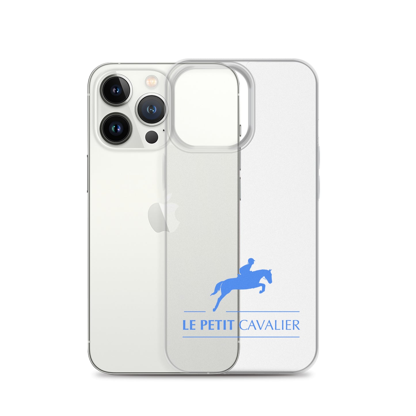 Coque/Protection Iphone - Logo cheval bleu