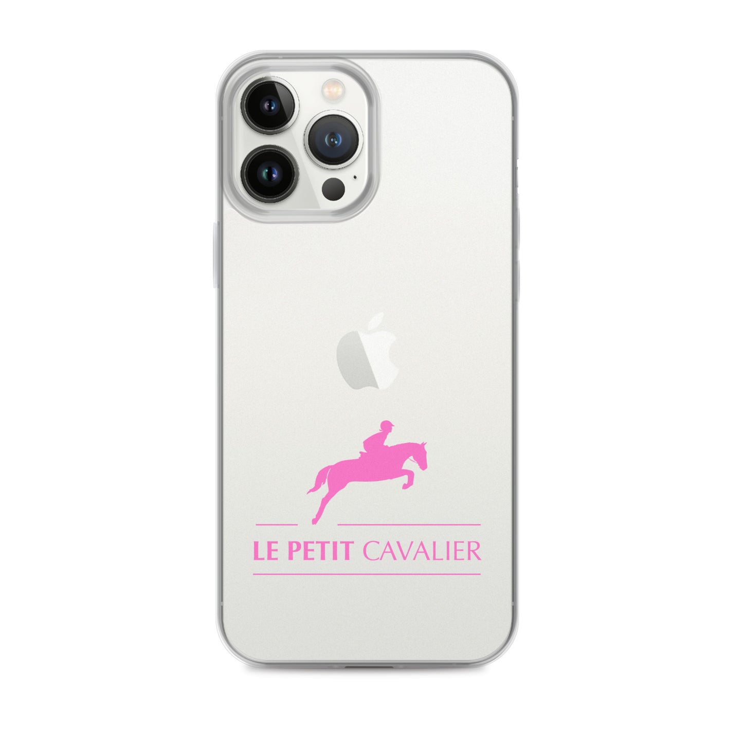 Coque/Protection iPhone - Logo cheval rose