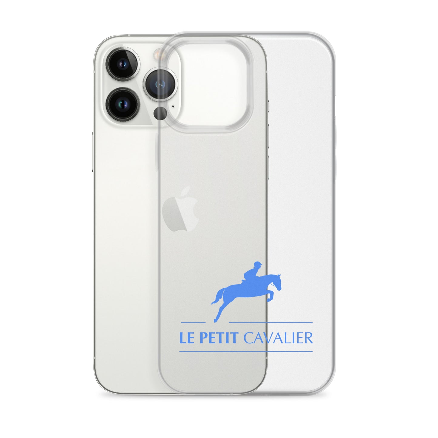 Coque/Protection Iphone - Logo cheval bleu