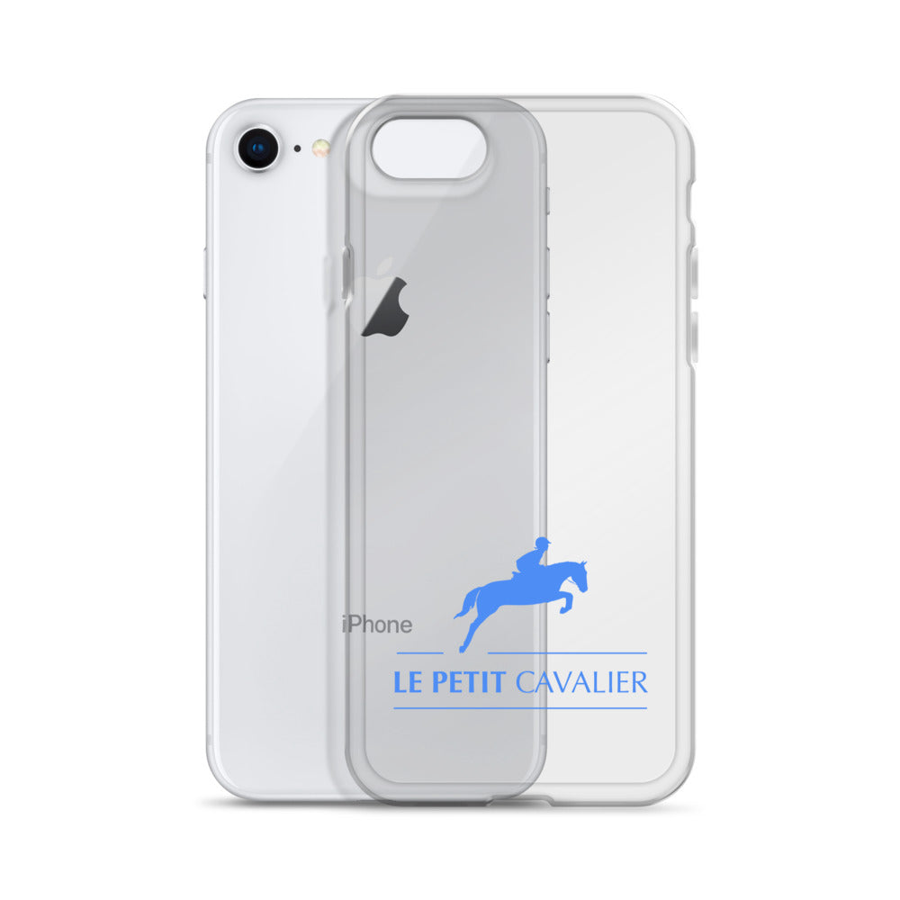 Coque/Protection Iphone - Logo cheval bleu