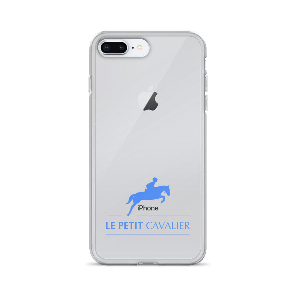 Coque/Protection Iphone - Logo cheval bleu
