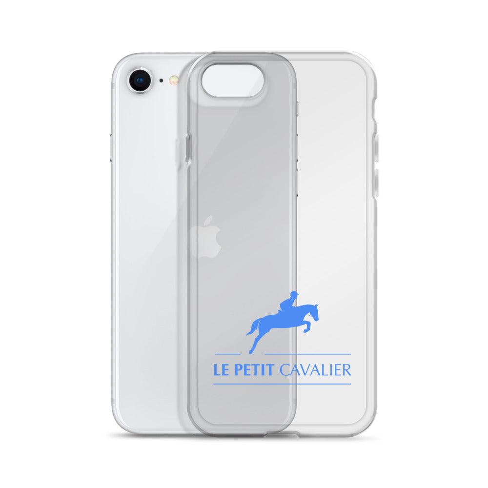 Coque/Protection Iphone - Logo cheval bleu