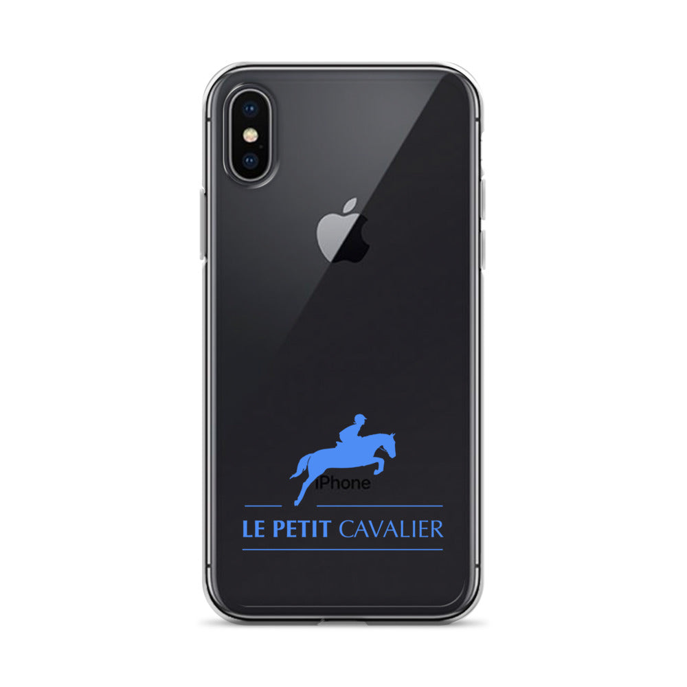 Coque/Protection Iphone - Logo cheval bleu