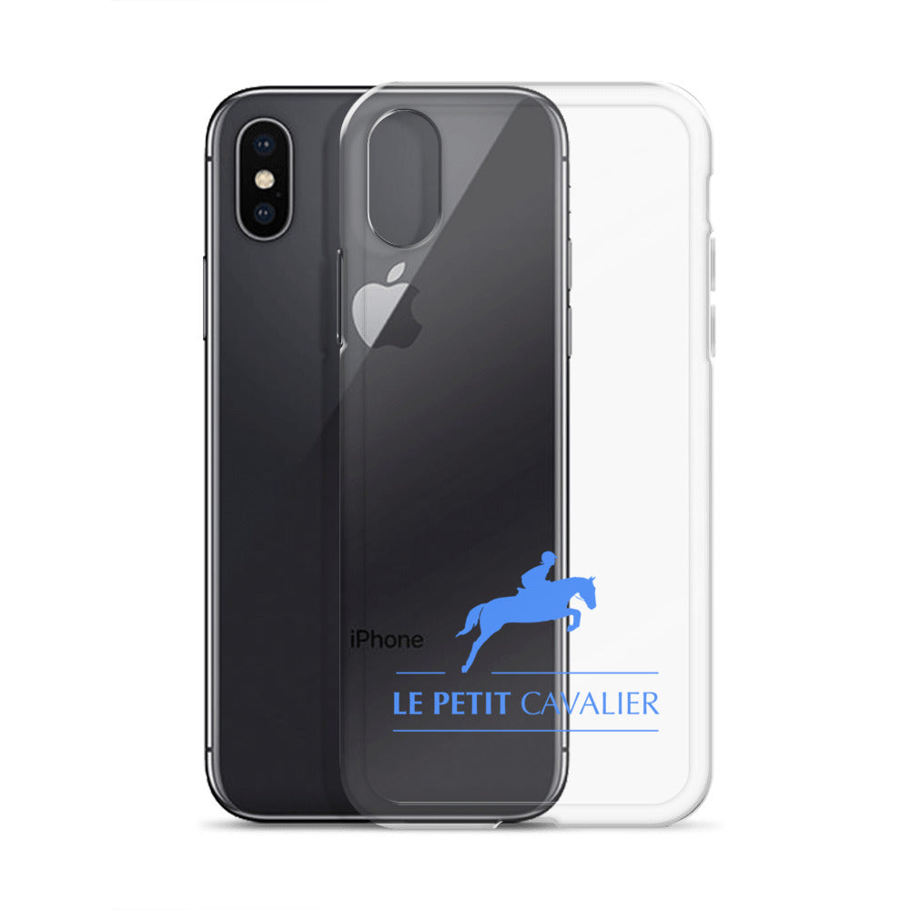 Coque/Protection Iphone - Logo cheval bleu