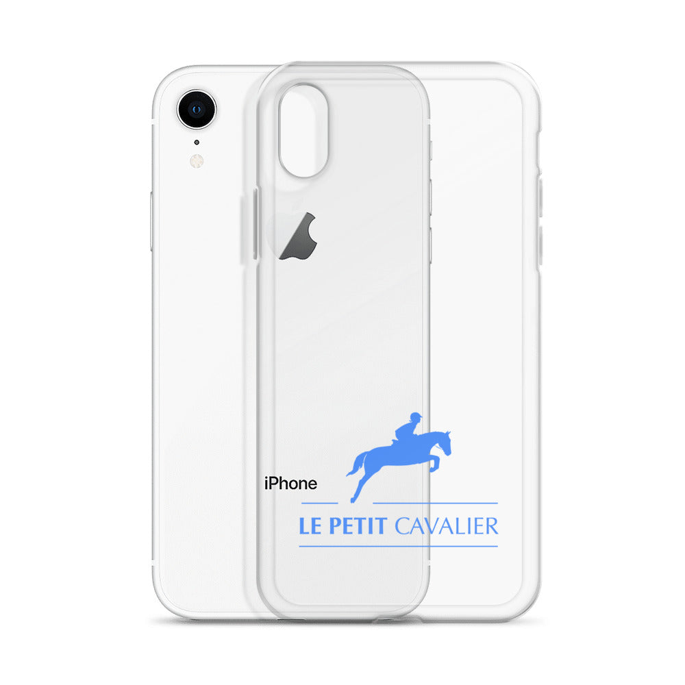 Coque/Protection Iphone - Logo cheval bleu