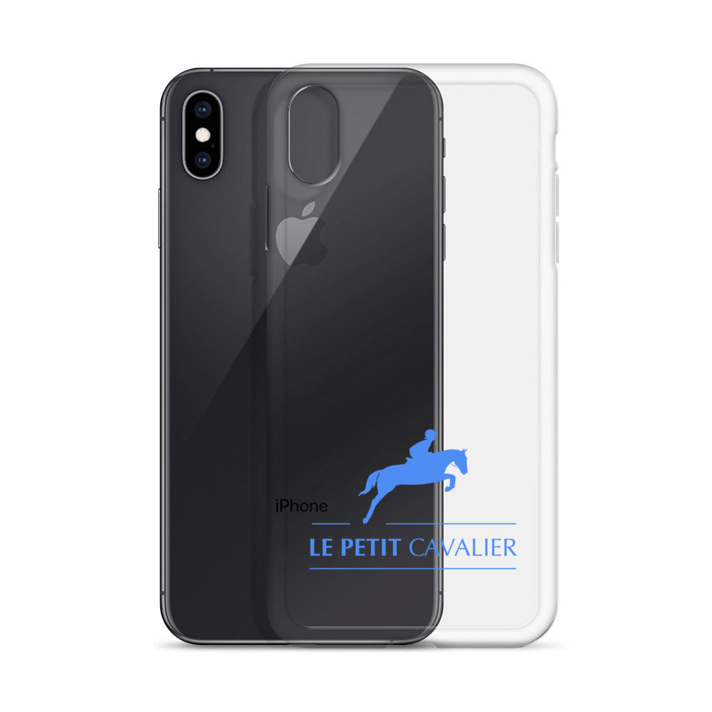 Coque/Protection Iphone - Logo cheval bleu