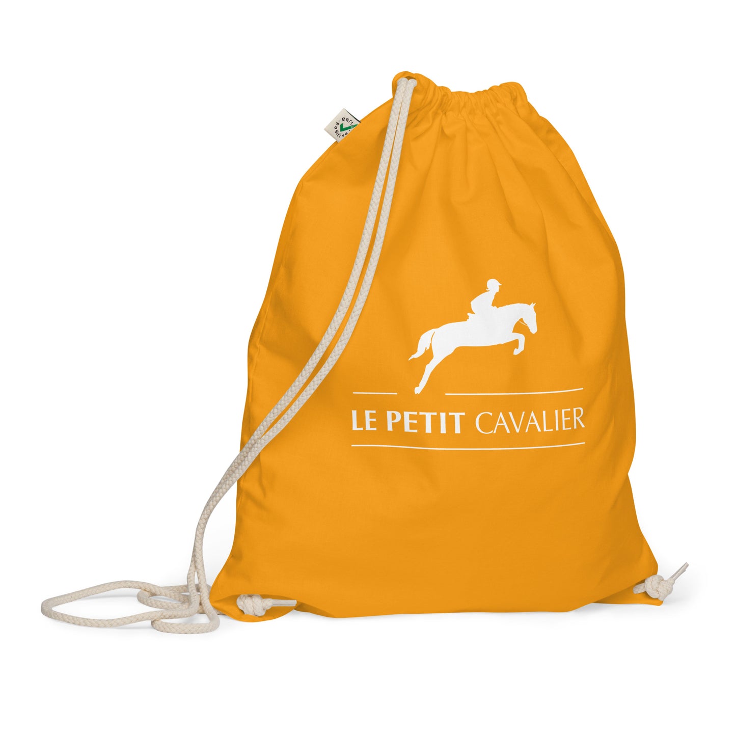 Sac à bombe 100% Coton Bio - BASIC - Logo cheval Le Petit Cavalier