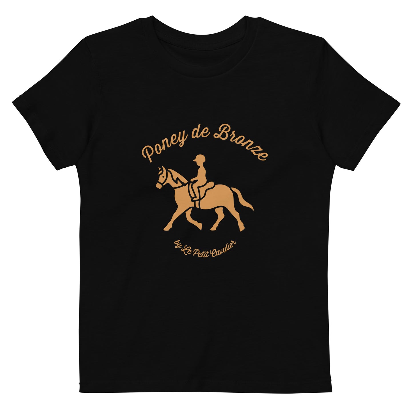 T-shirt enfant 100% coton bio - Poney de Bronze