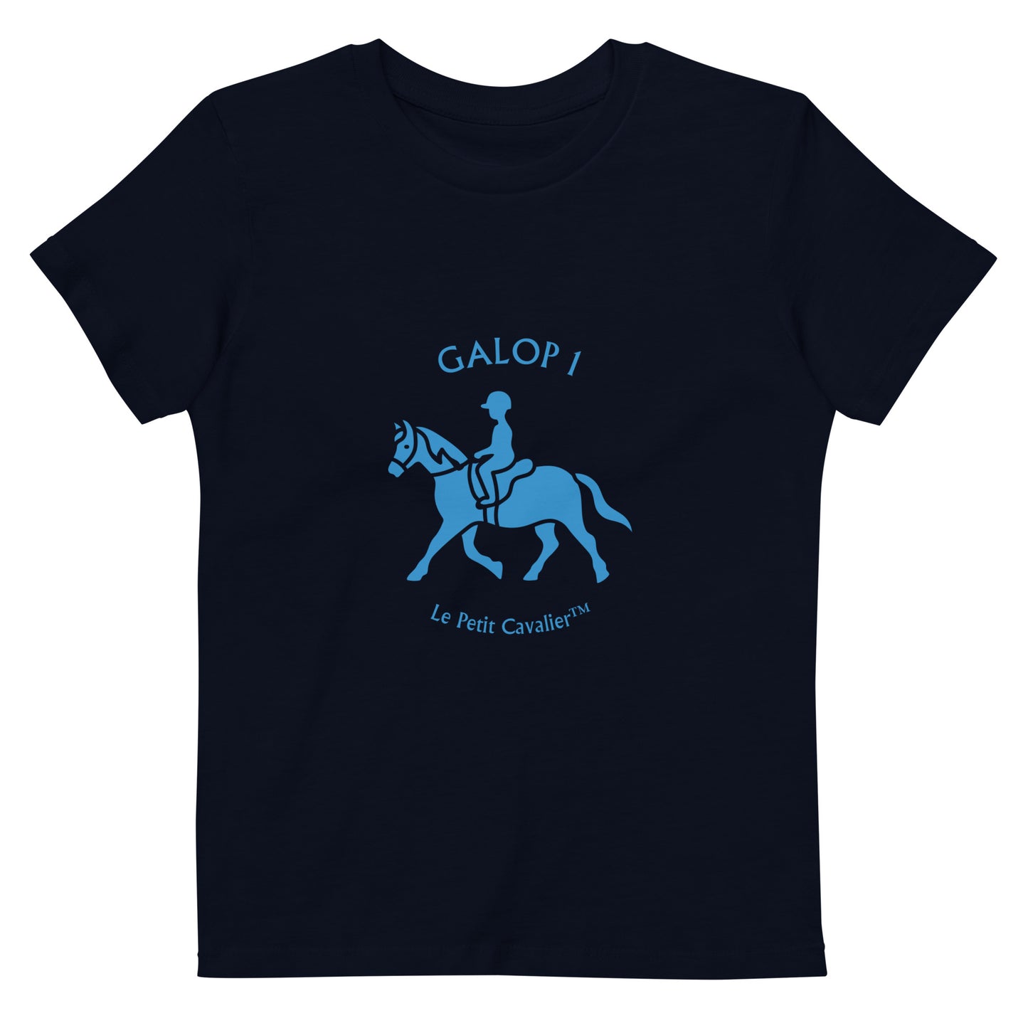 T-shirt enfant 100% coton bio - Equitation Galop 1