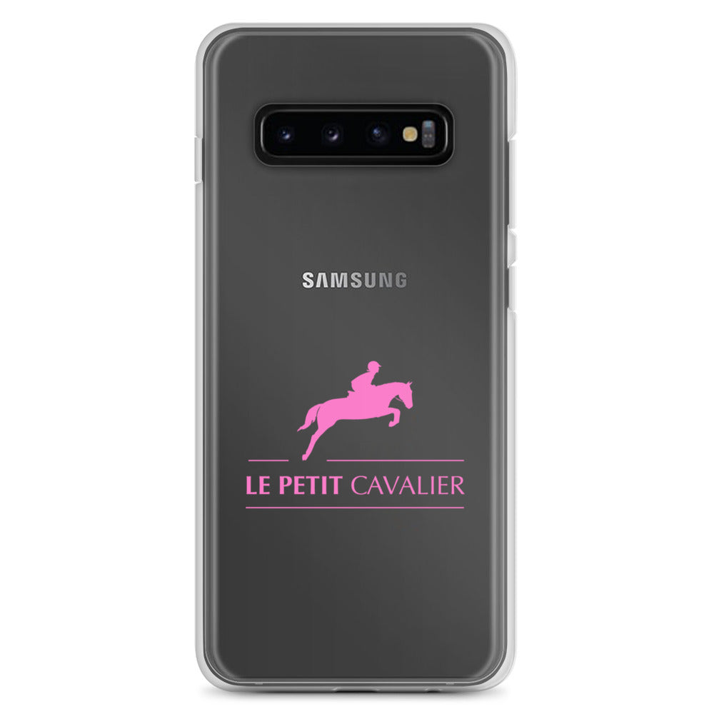 Coque/Protection Téléphone Samsung - Logo cheval rose