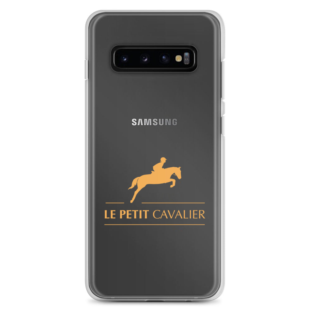 Coque/Protection Téléphone Samsung - Logo cheval orange
