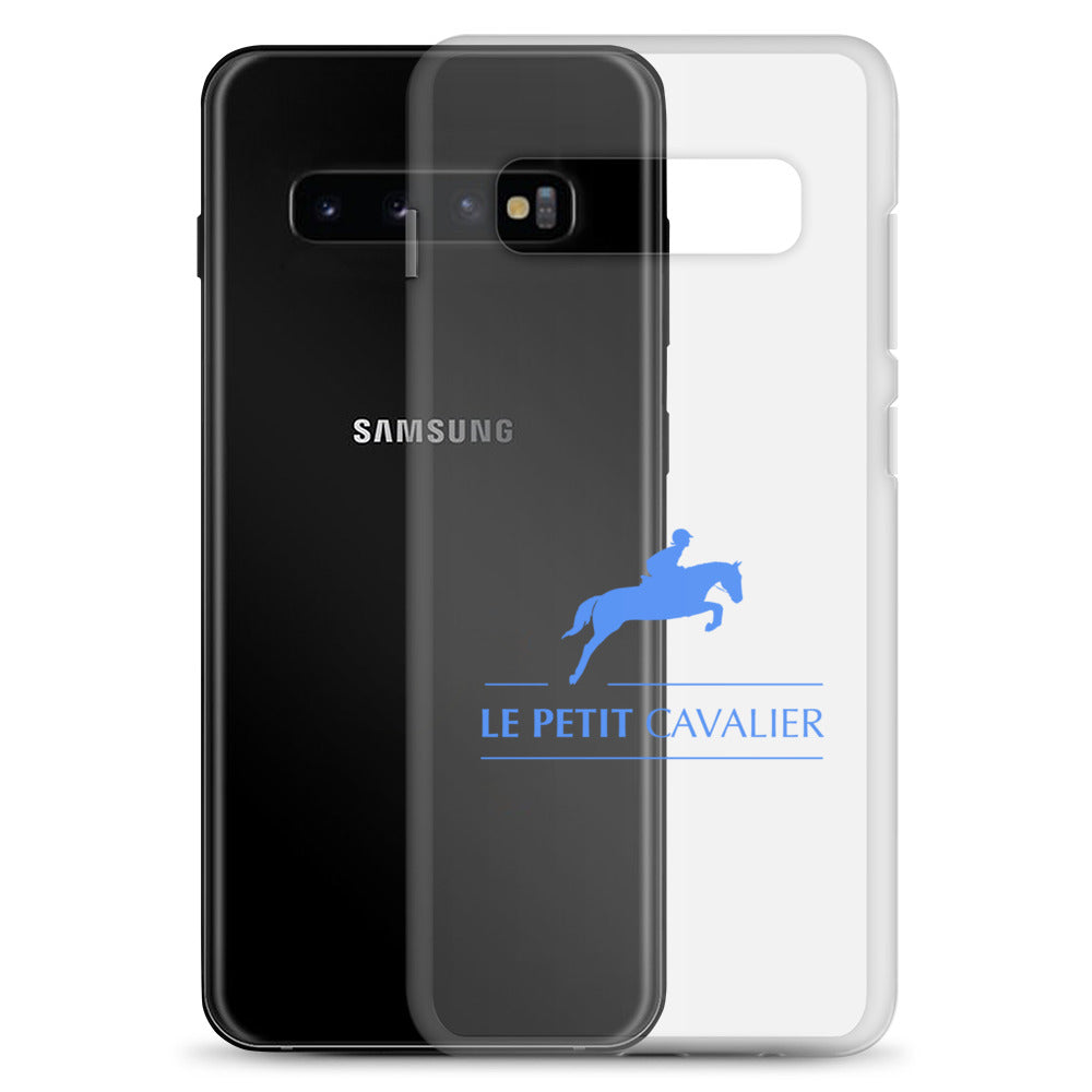 Coque/Protection Téléphone Samsung - Logo cheval bleu
