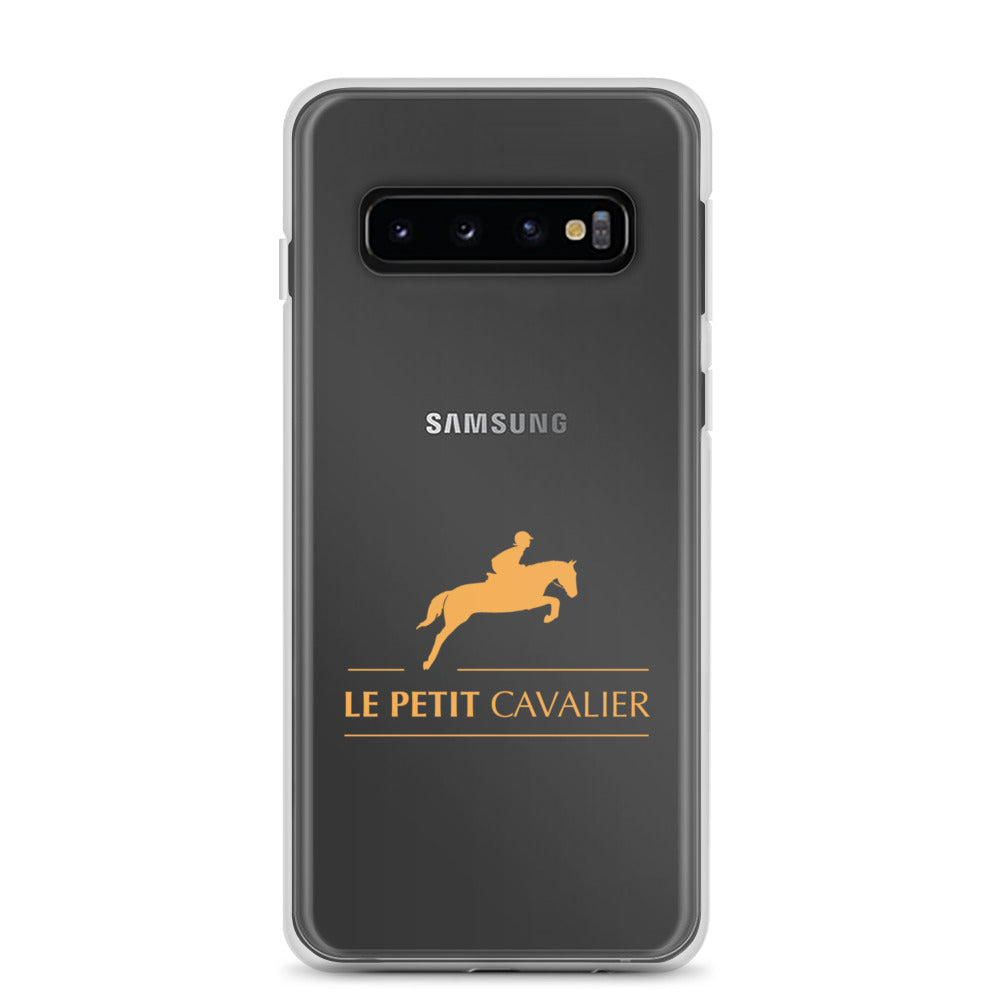 Coque/Protection Téléphone Samsung - Logo cheval orange