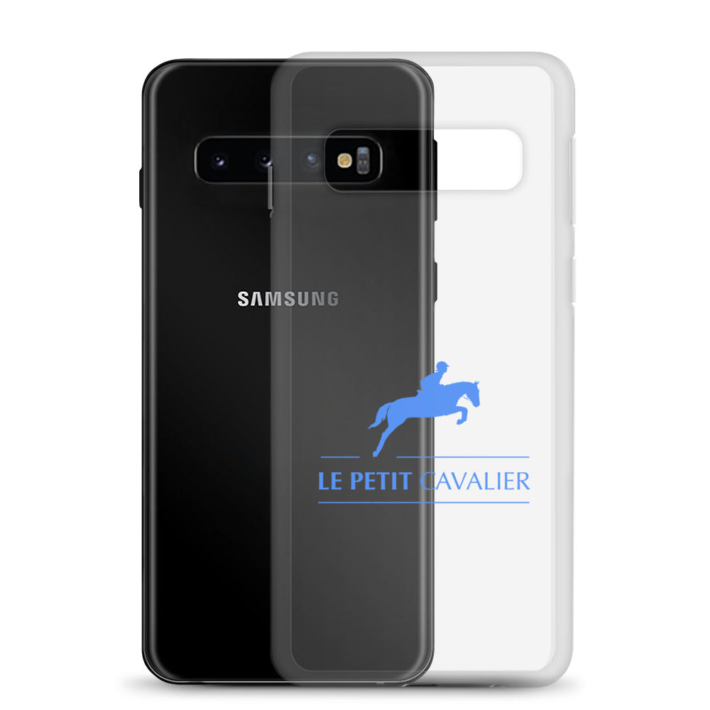 Coque/Protection Téléphone Samsung - Logo cheval bleu