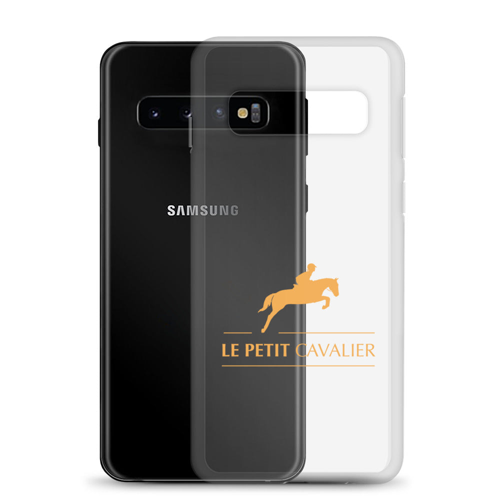 Coque/Protection Téléphone Samsung - Logo cheval orange