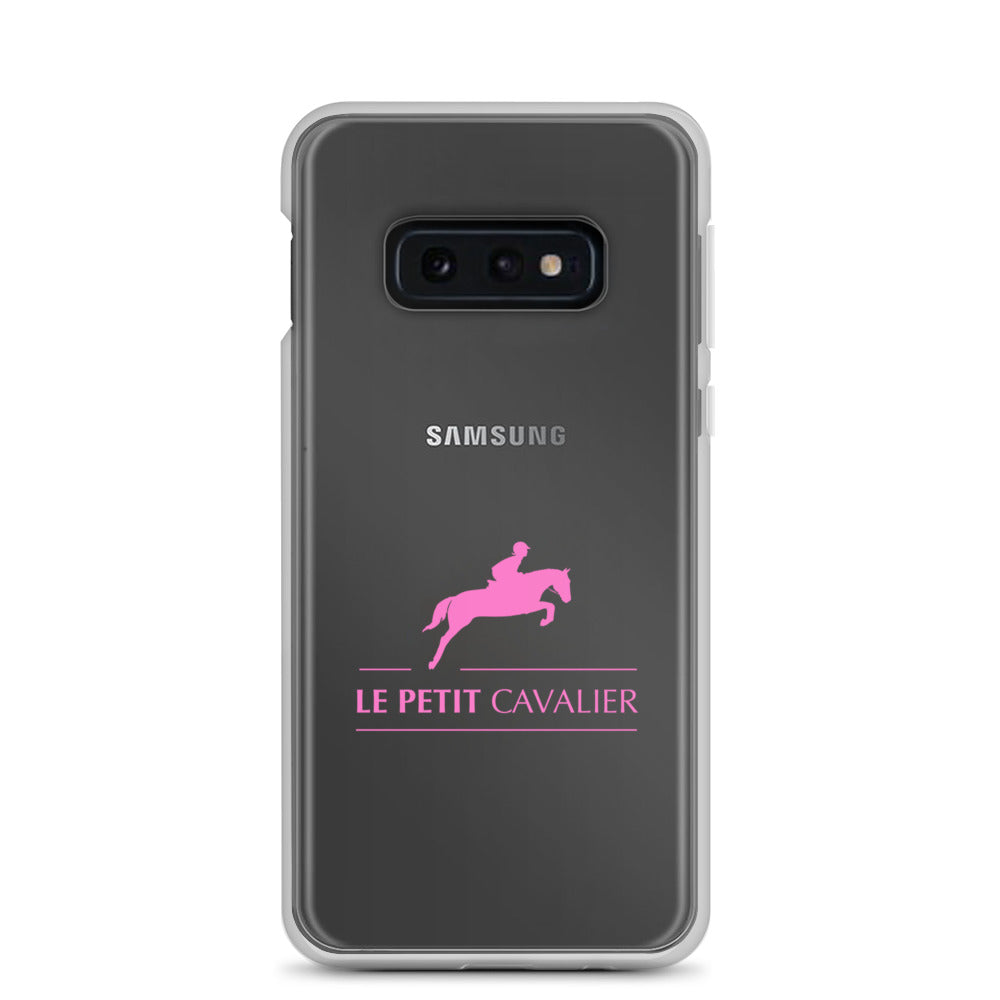 Coque/Protection Téléphone Samsung - Logo cheval rose