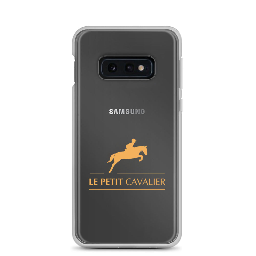 Coque/Protection Téléphone Samsung - Logo cheval orange