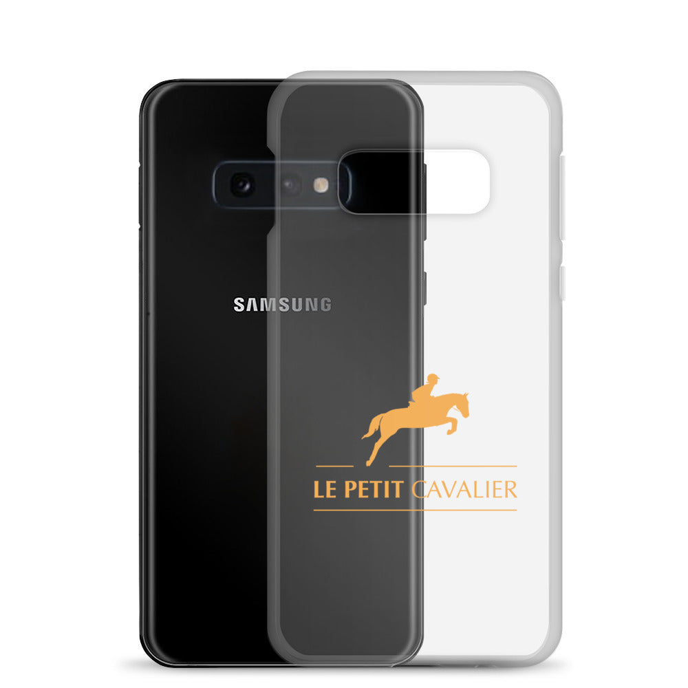 Coque/Protection Téléphone Samsung - Logo cheval orange