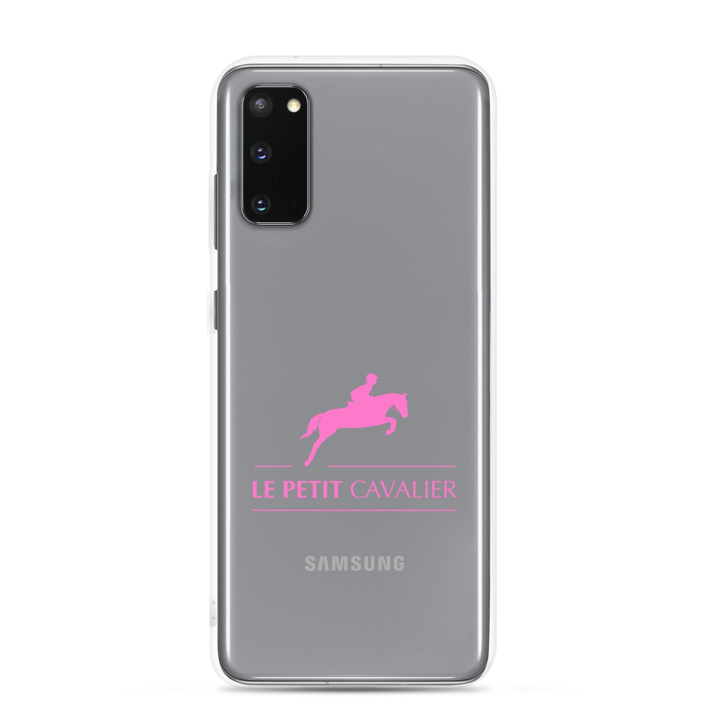 Coque/Protection Téléphone Samsung - Logo cheval rose