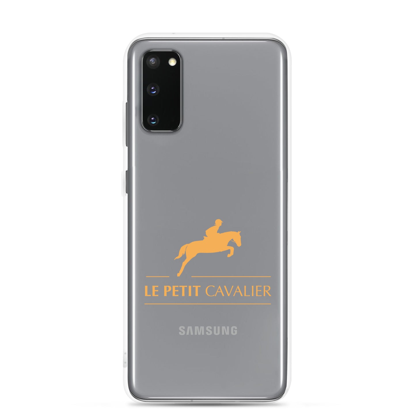 Coque/Protection Téléphone Samsung - Logo cheval orange