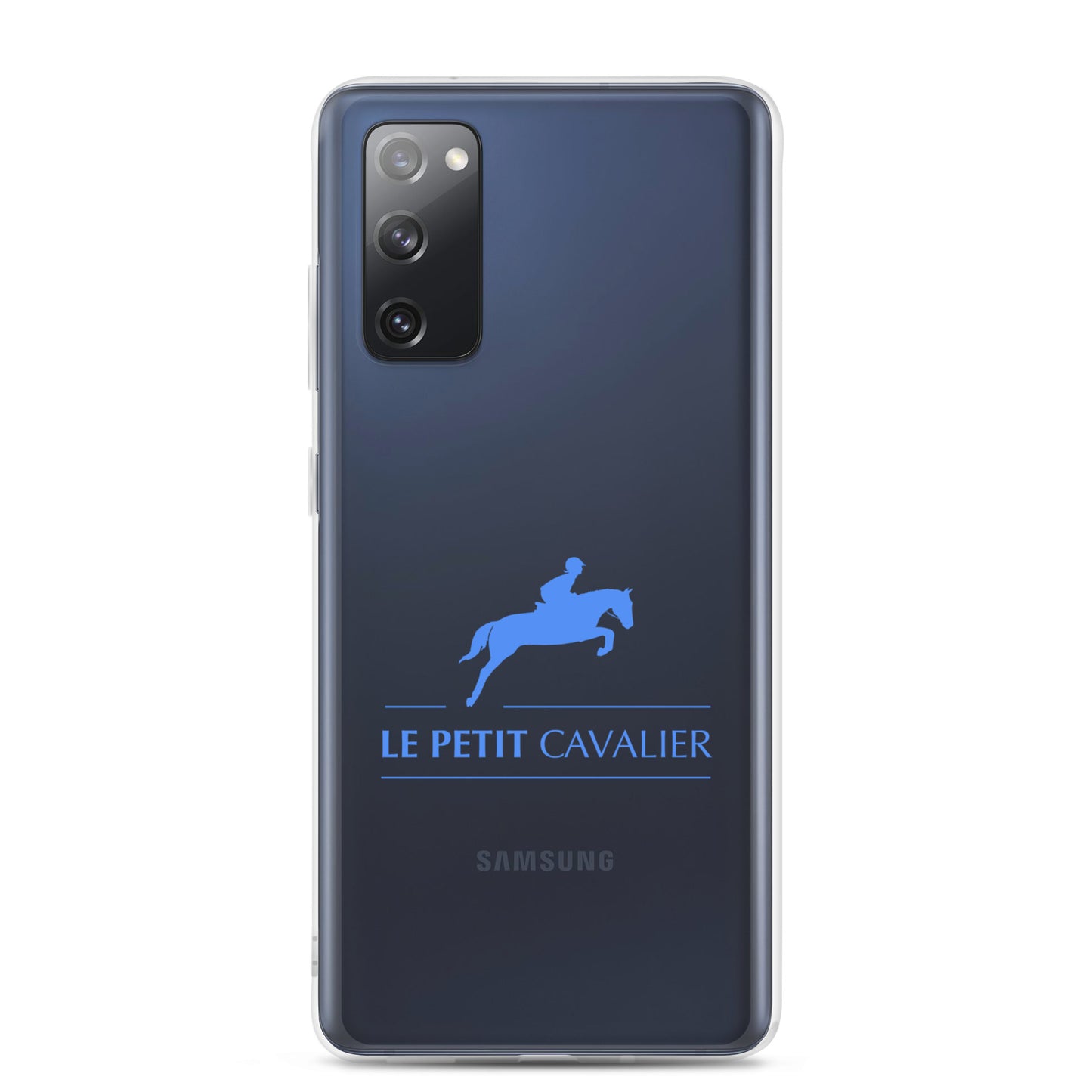 Coque/Protection Téléphone Samsung - Logo cheval bleu