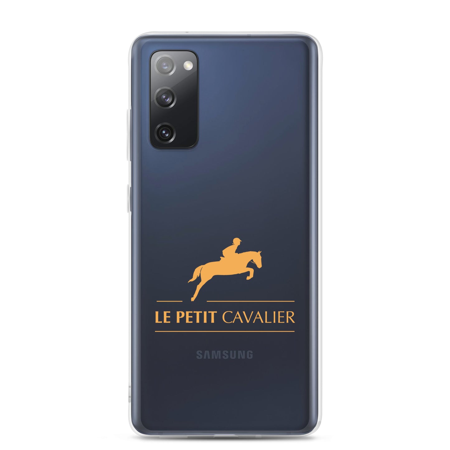 Coque/Protection Téléphone Samsung - Logo cheval orange