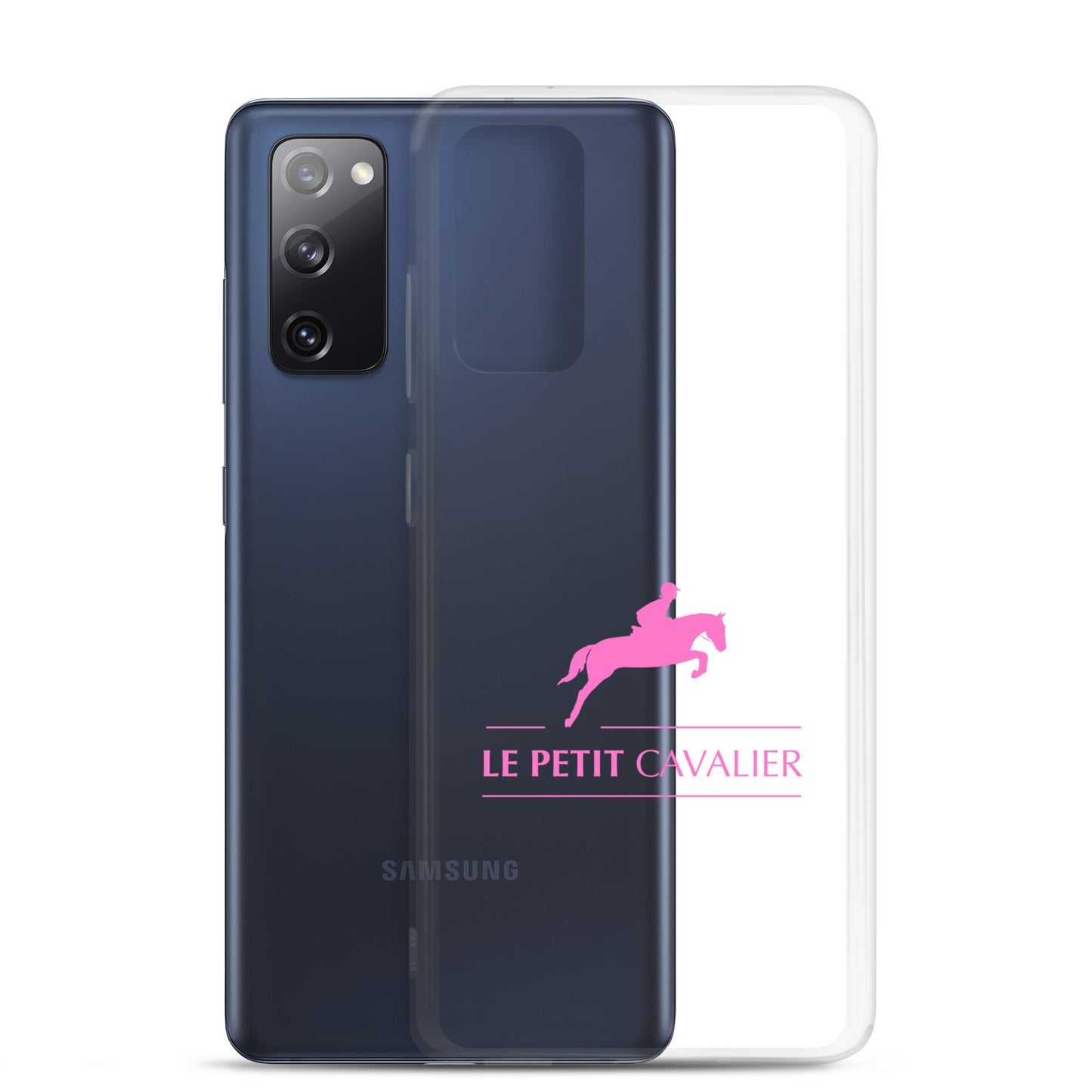 Coque/Protection Téléphone Samsung - Logo cheval rose