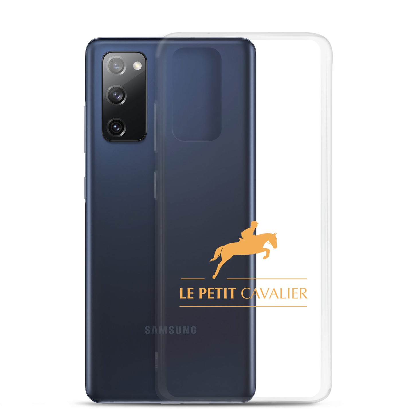 Coque/Protection Téléphone Samsung - Logo cheval orange