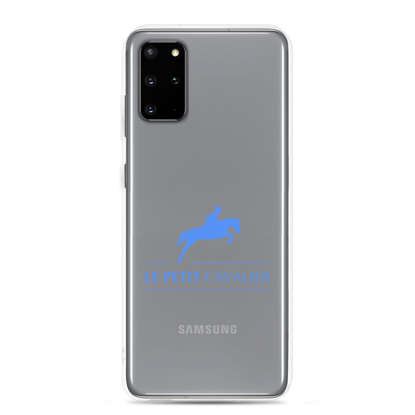 Coque/Protection Téléphone Samsung - Logo cheval bleu