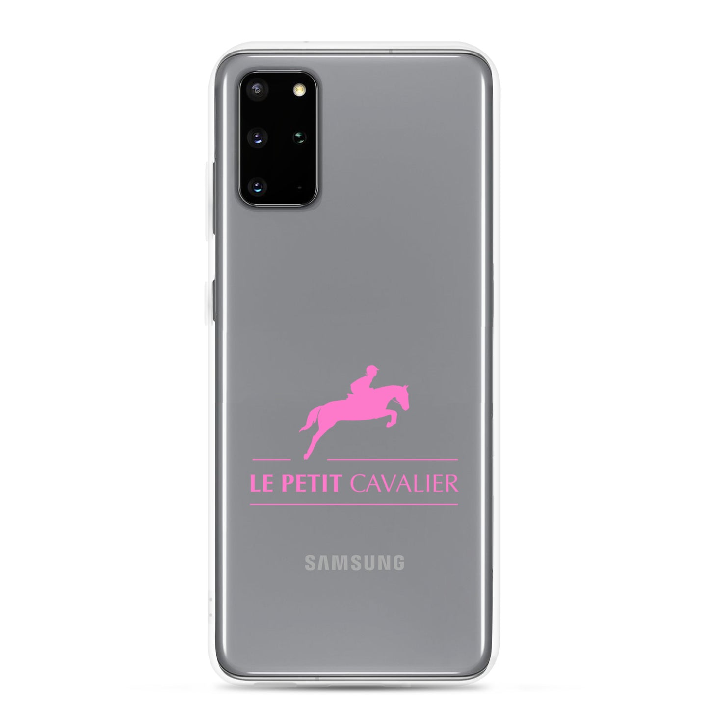 Coque/Protection Téléphone Samsung - Logo cheval rose