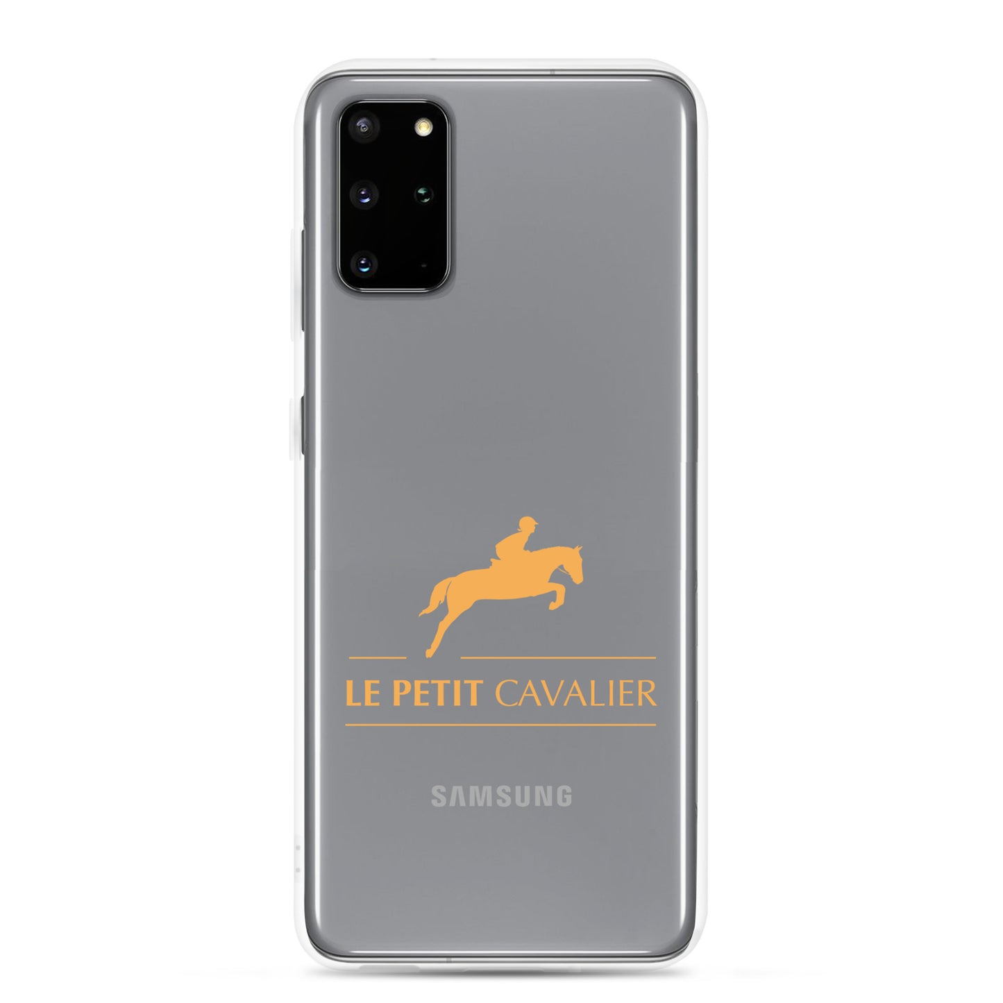 Coque/Protection Téléphone Samsung - Logo cheval orange