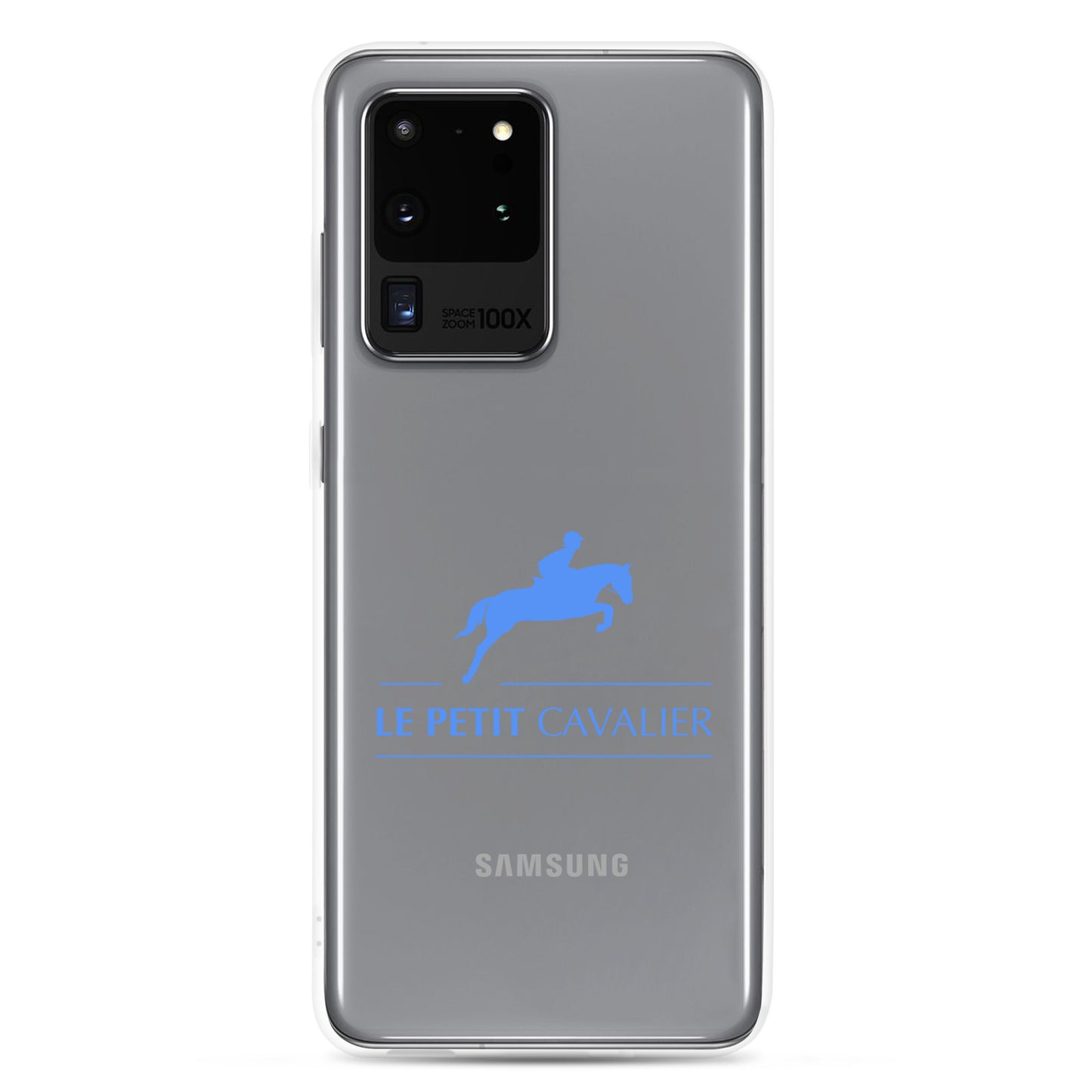 Coque/Protection Téléphone Samsung - Logo cheval bleu